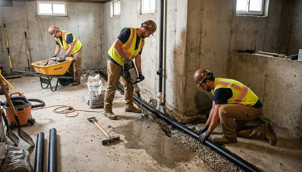 Canton, MI basement waterproofing for water damage prevention and foundation protection