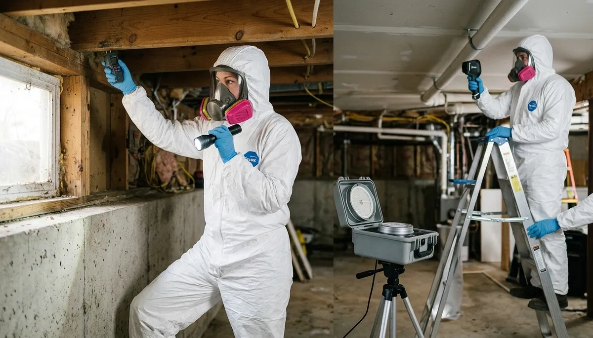 Mold inspection for Canton, MI homes by water damage restoration professionals