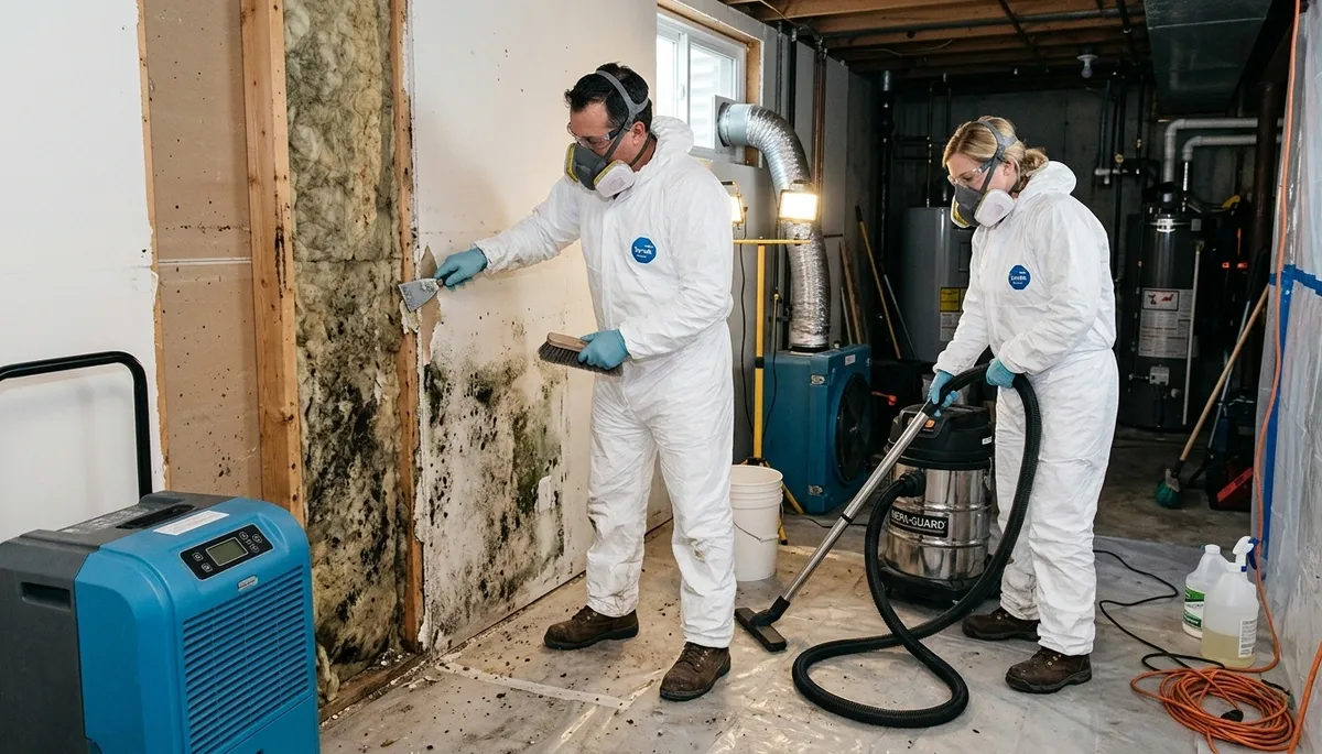 Mold removal service in Canton, MI for water-damaged homes after moisture damage