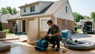 Water damage restoration team serving Canton, MI for fast cleanup and repair
