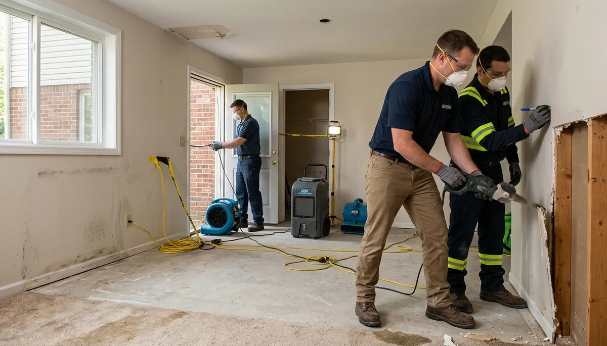 Water damage restoration team serving Canton, MI for fast cleanup and repair