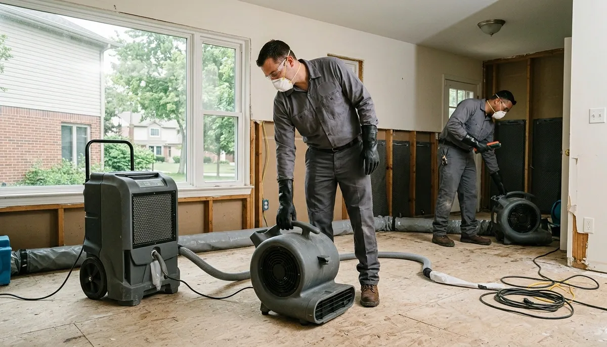 Water damage restoration team serving Canton, MI for fast emergency cleanup and repairs