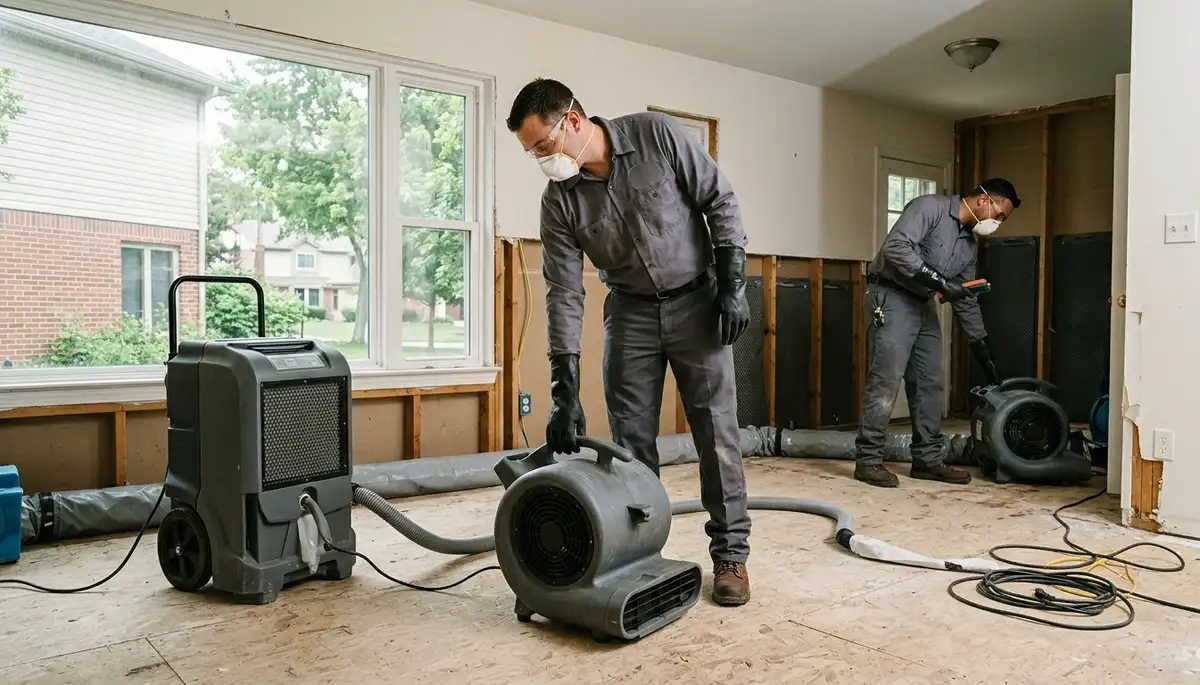 Water damage restoration team serving Canton, MI for fast emergency cleanup and repairs