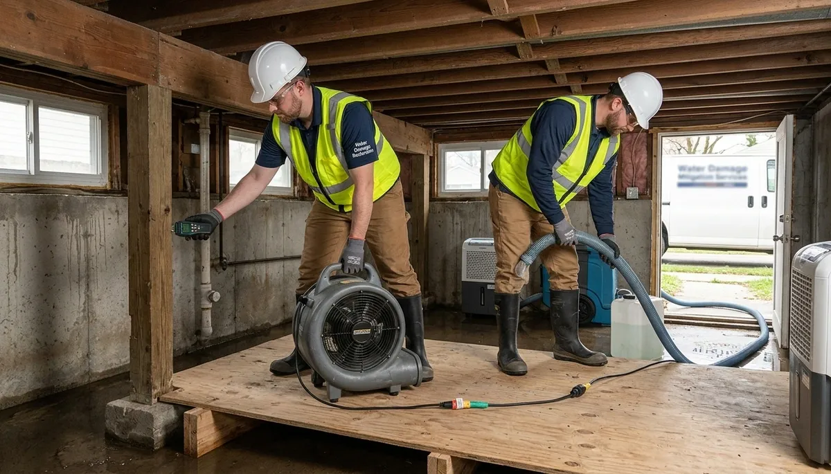Water damage restoration team serving Canton, MI for fast cleanup and repair