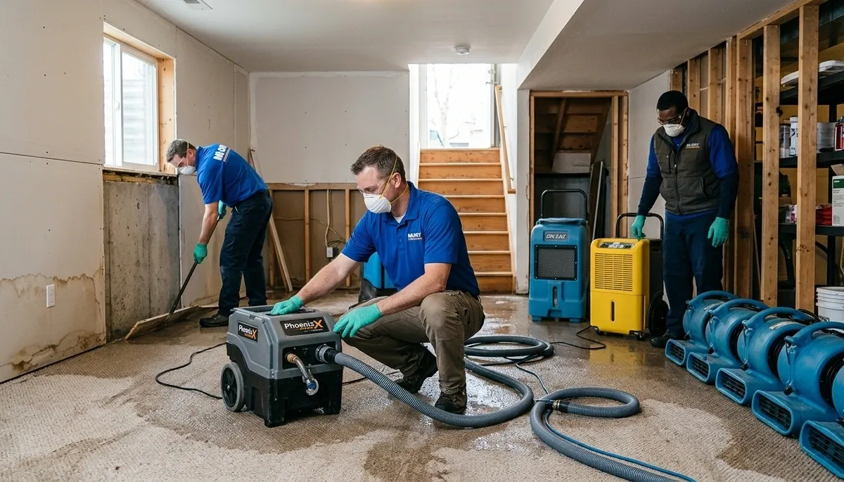 Water damage restoration team serving Canton, MI for fast water cleanup and repair