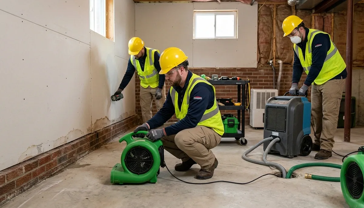 Water damage restoration team serving Canton, MI for fast water removal and cleanup