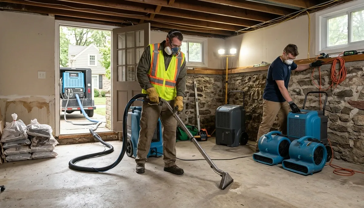 Water damage restoration team serving Canton, MI for fast cleanup and repairs