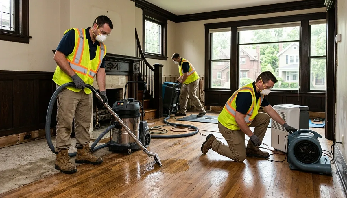 Water damage restoration team serving Canton, MI for fast residential and commercial cleanup