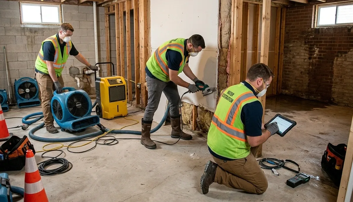 Water damage restoration team serving Canton, MI for fast emergency cleanup and repairs
