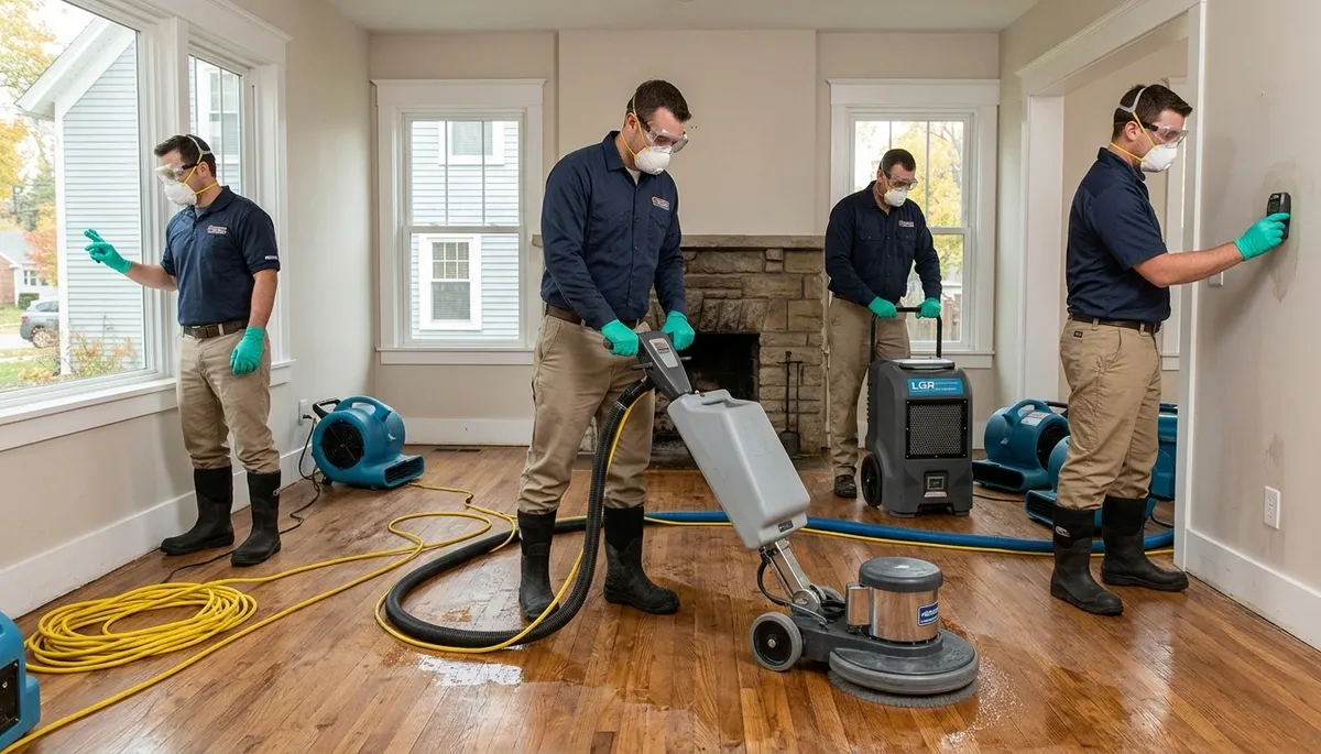 Water damage restoration service in Canton, MI for residential and commercial properties