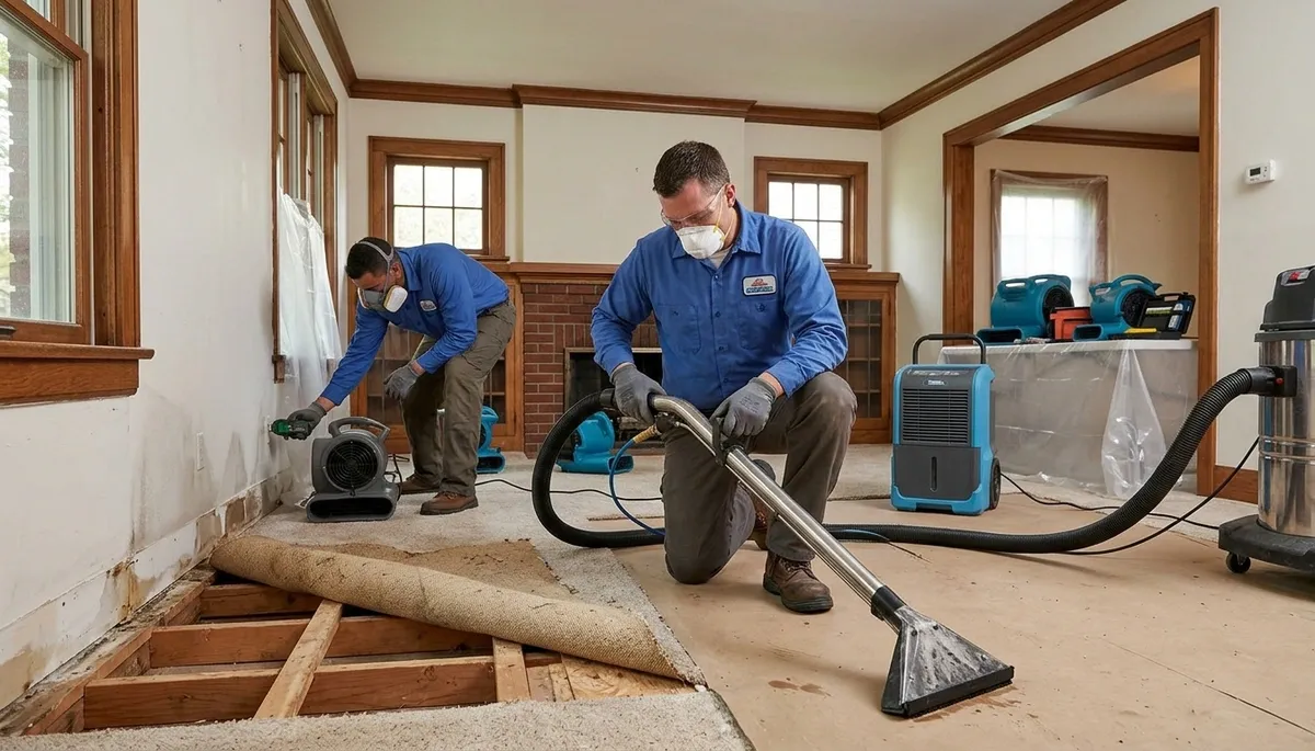 Water damage restoration team serving Canton, MI with professional cleanup and repair services