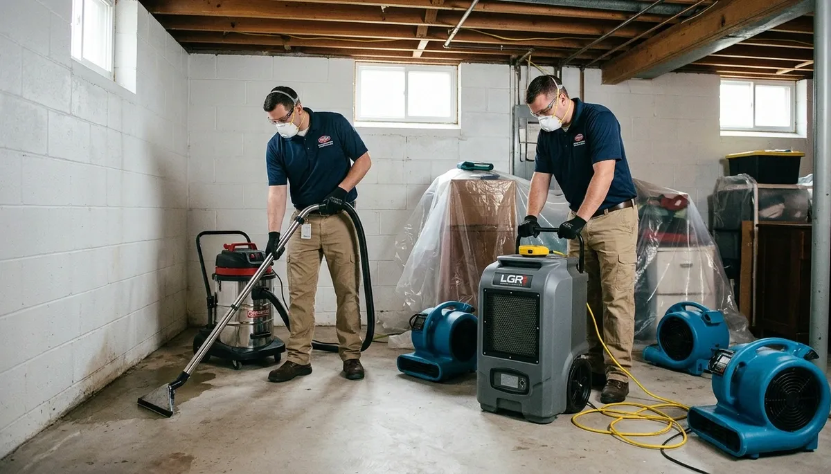 Water damage restoration team serving Canton, MI for residential and commercial properties