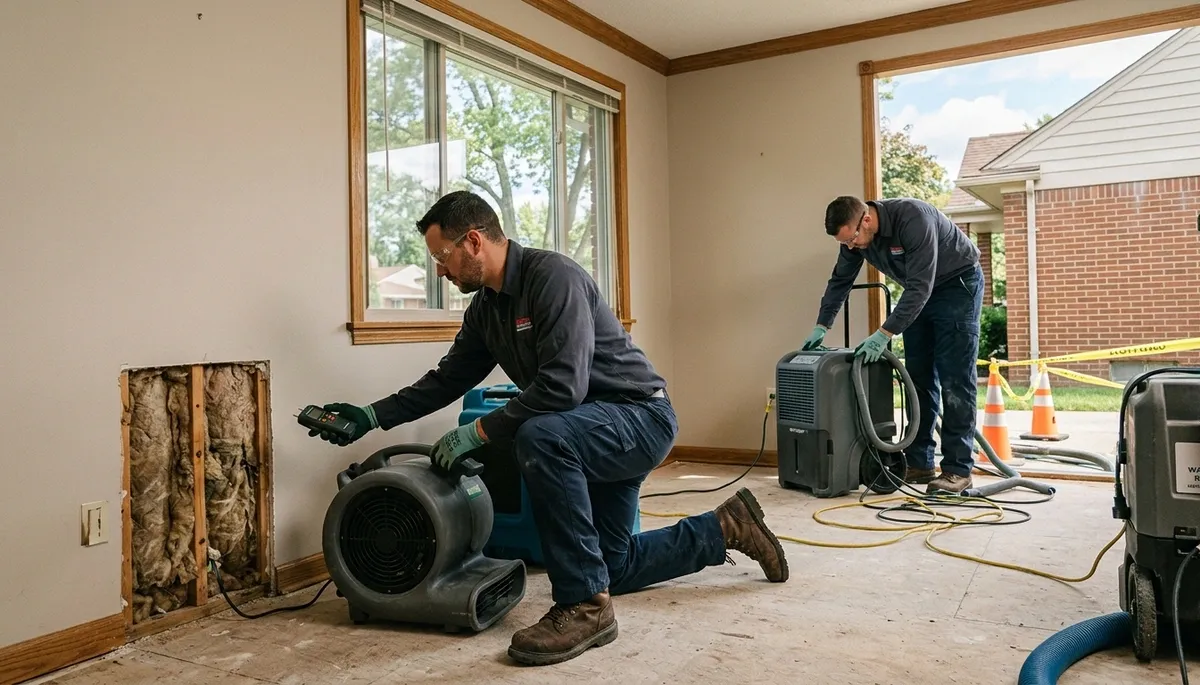 Water damage restoration team serving Canton, MI homes and businesses