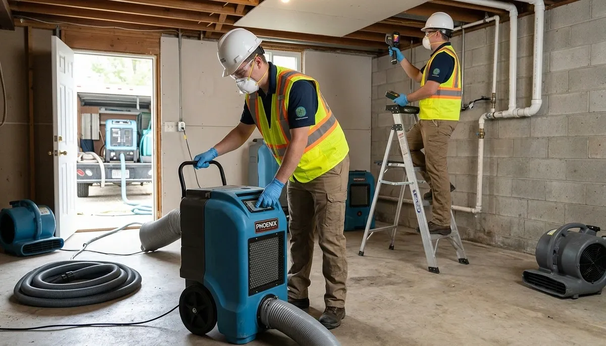 Water damage restoration team serving Canton, MI for fast cleanup and repair